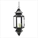 Gifts & Decor Hanging Moroccan Lantern Glass Outdoor Candleholder