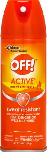 SC Johnson Off Active Insect Repellent Aerosol 6.0 OZ Sweat Resistant view 2
