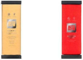 Aqua Dry Chamois+Auto Glym Hi-Tech Finishing Cloth