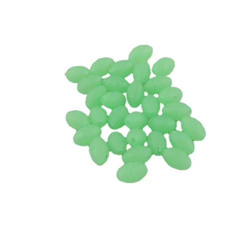 UPC 610256341804, uxcell 30 Pcs Plastic Glow In the Dark Oval Shaped Fishing Lures Beads