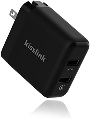 kisslink KW3210 Dual USB Smart Wall Charger with Qualcomm Quick Charge