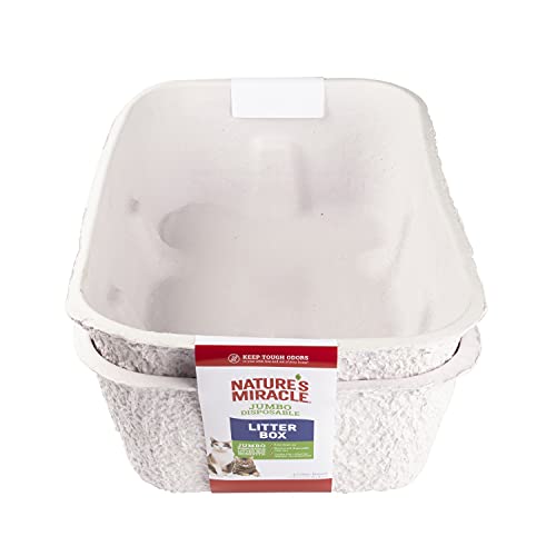 Nature's Miracle Disposable Litter Box, Jumbo, 2 Count (Pack of 1
