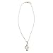 chelseachicNYC Crystal Treble Clef Music Note Necklace