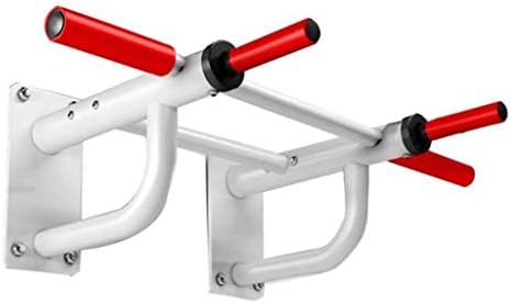 XEWNEG Pull Up Bar, Wall Mounted Steel Chin Up, With Cotton Handle, Home Gym And Training Hook Exercise Bracket Upper Body Workout, Load 200KG(black White) (Color : White)