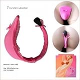 Akstore Adult Sex Toy 10-frequencies vibration Wireless Remote Control G-spot Vagina Vulva Clit Clitoris Anus Ass Hole Stimulator Vibrator Vibrating Vibration Strap on Panties Masturbate Vibe Female Underwear Briefs Underwear Briefs Vibrator Remote Controlled with U-shaped Designed, Love Rider Strap On Vibrating Panties Masturbate For Women