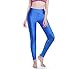 Kimberly's Knit Women 80s Party Neon Capri Running Workout Leggings Leg Warmers (One Size, SapphireBlue+Hotpink)