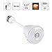 SUPERNIGHT E27 5W PIR Motion Sensor Detector LED Light Bulb Motion Activated Night Lamp for Garage Door Closet Cabinet Porch, 360 Degrees Adjustable, 2 Mode, Warm White Light
