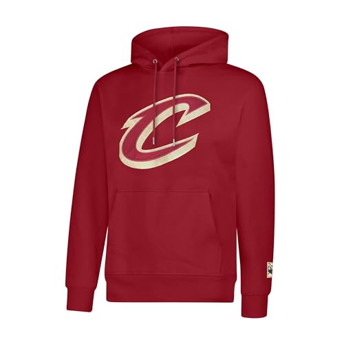 Ultra Game Adults NBA Official Classic Embroidered Hoodie Sweatshirt, Cleveland…