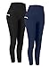 Fengbay 2 Pack High Waist Yoga Pants, Pocket Yoga Pants Tummy Control Workout Running 4 Way Stretch Yoga Leggingsthumb 1
