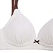 SANQIANG 2 Pack Big Girls' Wireless Cotton Bra Women Softi Bra Light Padded A/B Cup Skin/Pink