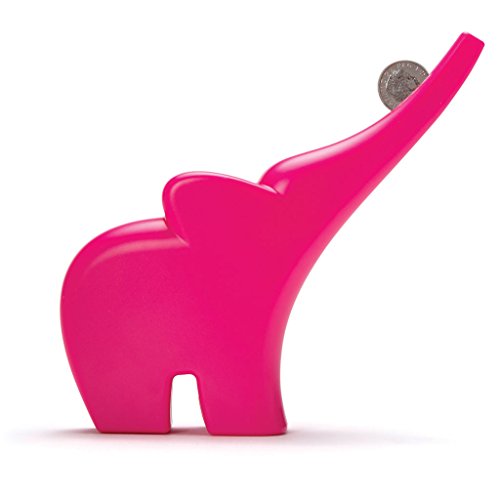 Monkey Business Elli The Elephant Coin Bank Vault - Animal Toy for Kids of All Ages, Fun Money Savings Teaching Toy Pink