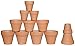 My Urban Crafts Mini Terracotta Clay Pots - 3 Different Size Assortment - Great for Baby Succulent Cuttings & Propagating, DIY Craft Projects, Wedding & Party Favors (12 Pcs Variety Pack)
