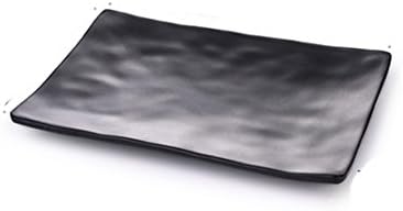 donfohy Rectangular sushi plate, lettuce dishes, barbecue plates, artificial porcelain tableware sushi plate cutlery, porcelain dishes, plates cutlery,