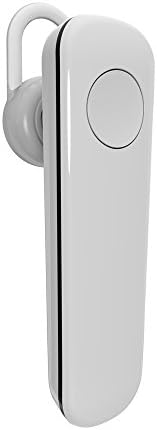 Bluetooth Headset, Leelvis Wireless Hands-free Headphone with Microphone Safe Driving Earphones for IOS and Android Phones, Support Remote Camera (White)