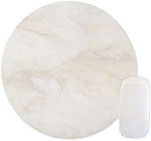 Light yellow marble background Round Mouse pad Customized Non Slip Rubber Round Mouse pad Non Slip Rubber Mouse pad Gaming Mouse Pad