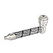 XEARS- PIPE Mini Grinder kit zinc Alloy Jamaican Style, This is a Very Good Gift (Black)
