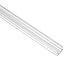 Novelty Lights 1 Pack 3-Foot 1/2 Inch Rope Light Mounting Track, PVC Plastic Mounting Track with Durable Channel, Rope Lights for Outside Tube Rope (Clear)
