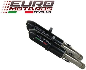 Yamaha YZF 1000 R1 2007-2008 GPR Exhaust Systems Pandemonium Carbon Dual Homologated Slipon Silencers