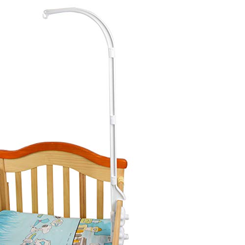 HLEEDUO DIY 37 inch Baby Crib Mobile Bed Bell Holder Music Box Holder