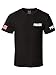 Gs-eagle Men's Police Graphic T-Shirt Xlarge Black