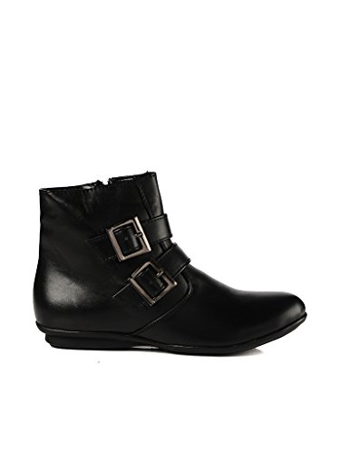 bruno manetti women synthetic leather black boots