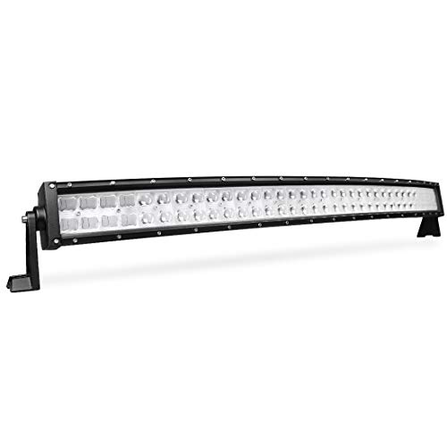 LED Light Bar AUTOSAVER88 32Inch Led Work Light 360W 9D 36000LM Curved, Updated CREE Chipset Spot & Flood Combo Beam Off Road Driving Light Super Bright for Jeep Bumper Trucks Boats ATV, 3-Yr Warranty