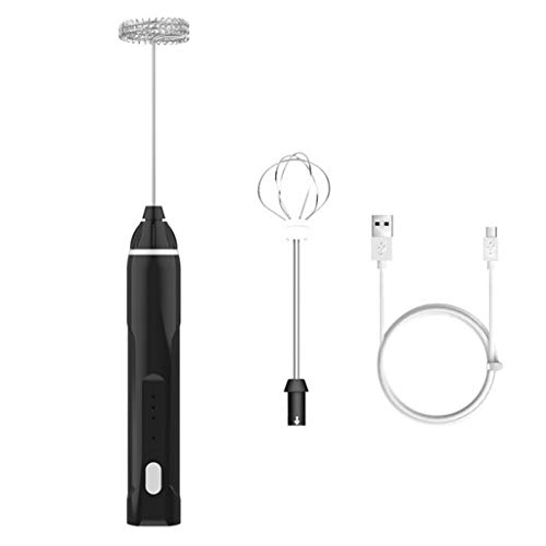 ybvyd Milchaufschäumer, Handheld-3-Gang-Einstellbarer Milchaufschäumer, Wiederaufladbarer Schaummacher, Elektrischer…