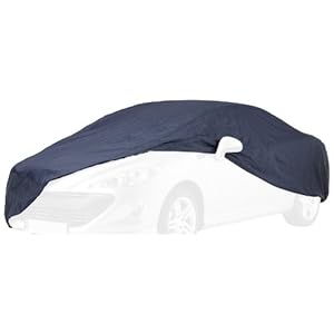 cartrend Volledige garage “New Generation”, autoafdekzeil, weerbestendig, wasbare afdekking, polyester blauw, met opbergtas, maat S