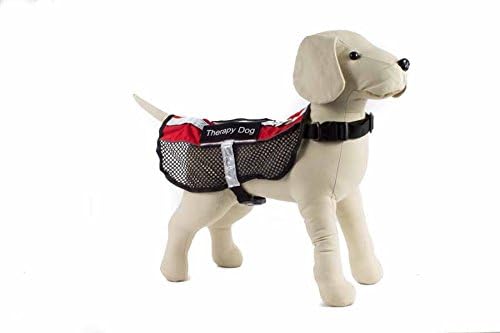 Service Dog Vest includes Therapy Dog labels, and In Training labels and Reflective Strips (SM)