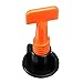 YWILLINK 50pcs Plastic Flat Ceramic Leveler Floor Wall Construction Tools Reusable Tile Leveling System Kits (50pcs)
