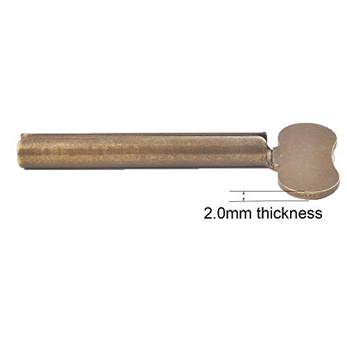 KePu Natural Brass Tube Toothpaste Squeezer Roller,Metal Ointment