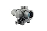 Monstrum Tactical S120P 1x Ultra-Compact Prism Scope (Black)