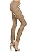Vialumi Women's Solid Colored Pants Slashed Knee Skinny Jeans - Many Colors