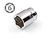 TEKTON 1/2 Inch Drive x 1-1/16 Inch 6-Point Socket 14284