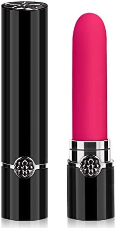 Toys Women 10-Frequency Shaped Love Egg Lipstick Type Stimulator Small And Strong Concealment Travel Hiking Shopping Essential,Black