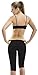 Hot Shapers Women Sauna Fat Burn Capri Pants – High Waist Sweat Workout Leggings (M, Black)