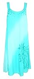 Raya Sun Embroidered Dress/Cover Up Diagonal Ombre. SM-3XL