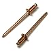 Copper Blind Rivets, Copper Mandrel - 4-4 #44, 1/8