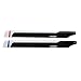 Walkera V450D03 V450D01 450 Helicopter Part Carbon Fiber Main Rotor Blade HM-V450D03-Z-01 black