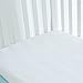 TillYou 100% Combed Cotton Sateen 2 Pack Crib Sheet Blue & White