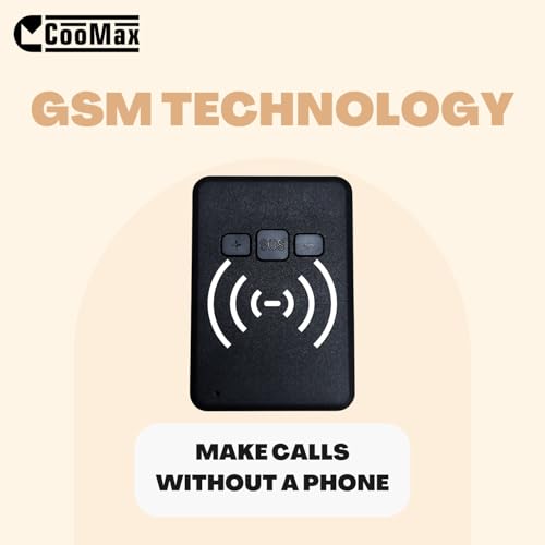 CooMax GSM Earpiece with Built-In Microphone - Microphone Earphone for Calling and Communication Wireless in the Ear, Nano SIM Compatible (VIP Pro Supermini Headset GSM Part)