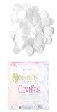 Playfully Ever After 1 Inch White 200pc Felt Circles