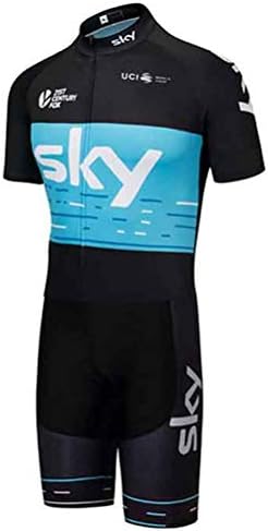 Unisex Cycling Suits Jersey,Quick Dry Compressed Elastic Bicycle Shirt Outdoor Fitness Mountain Bike Racing Sportswear Cycling Clothes in Summer