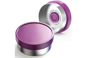 Biocomma 100pcs 13mm Aluminum Caps (Purple)