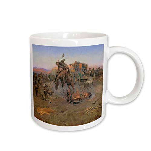3dRose Camp Cooks Troubles by Charles M Russell American West 11oz Mug
