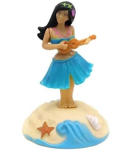 Amazon.com: Pink Solar Powered Dancing Girl Swinging Hawaiian Girl