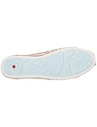 Skechers BOBS - Zapatillas de ballet para mujer (piel de peluche y malla)