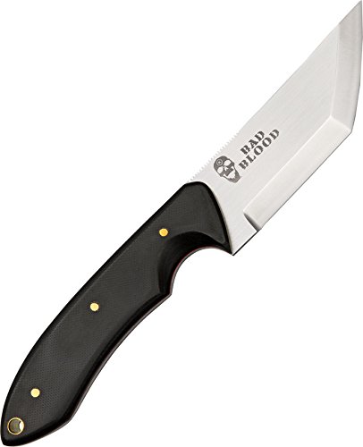 Raiju SL, Black G10 Handle, Tanto Plain, Sheath