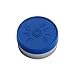 20mm Flip Off Caps Blue-100 Pcs Aluminum-Plastic Blue Flip Off Caps for Glass Vial