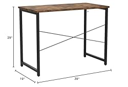 Coleshome Computer Desk 39", Modern Simple Style